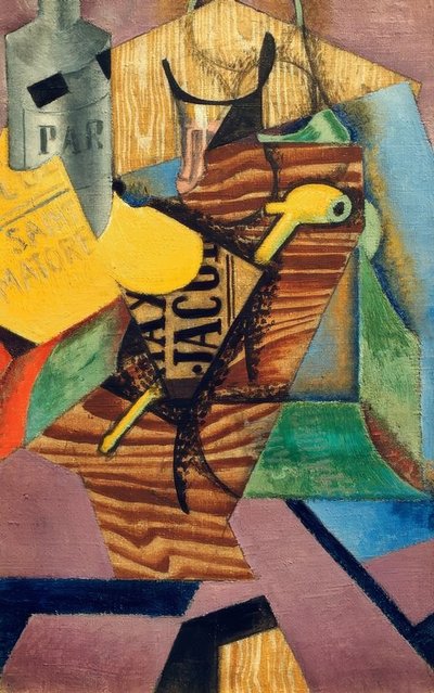 Still Life with Book (Saint Matorel) by Juan Gris